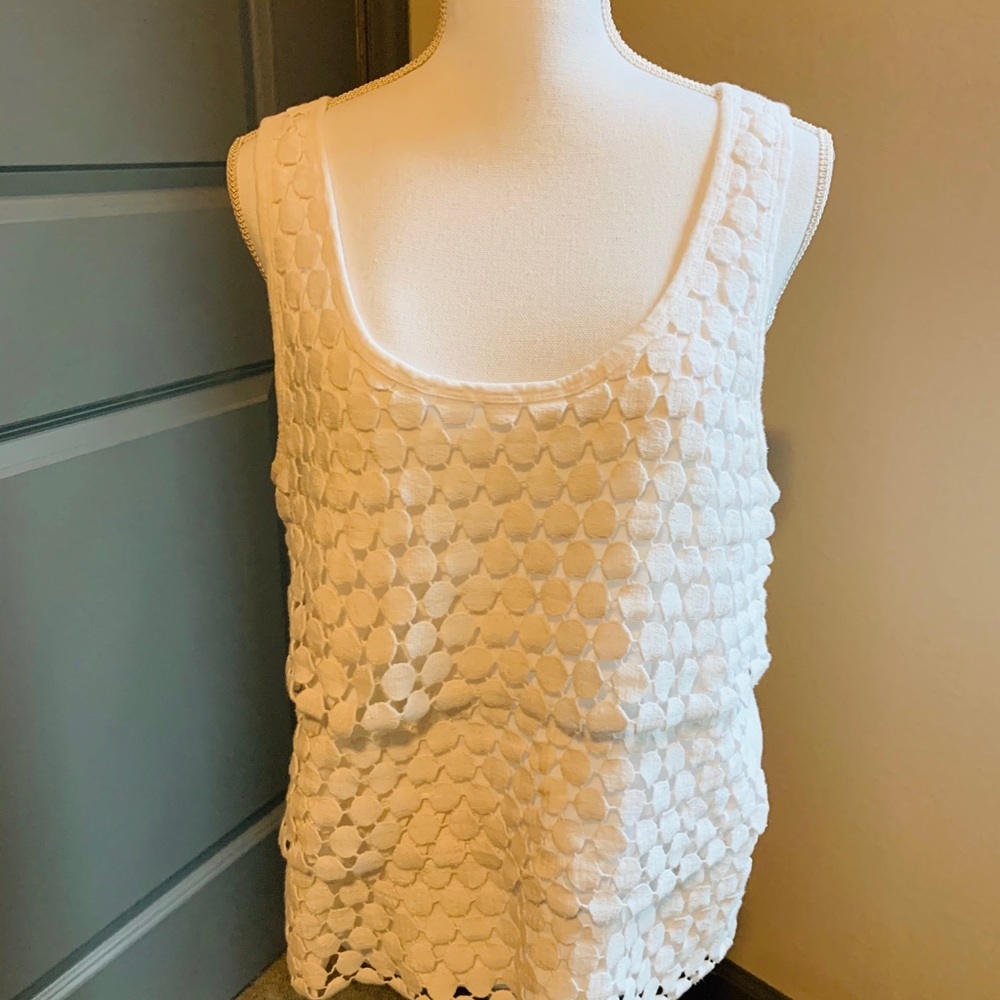 J Crew white Top